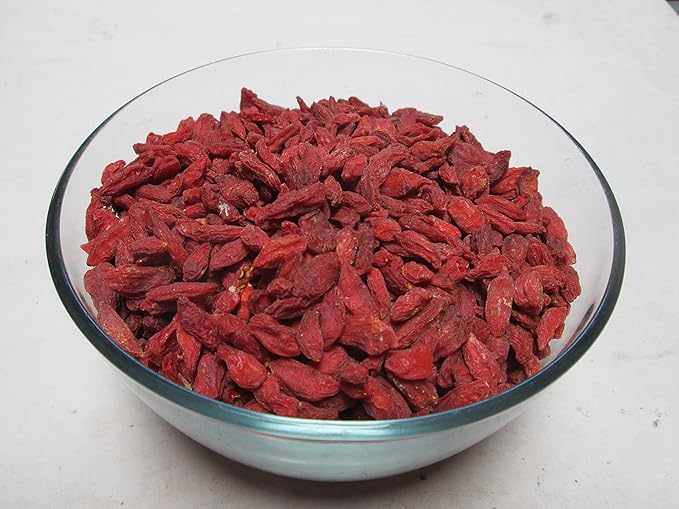 Organic Goji Berries (Wolfberry) 3 lb Non-GMO Vegan Raw Antioxidant by candymax