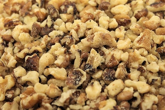 Gourmet Chopped Walnuts by It's Delish 5 lbs Bulk - Fresh Raw Unsalted Shelled Chopped Walnut Nuts for Baking Cooking Food Decor and Snacking