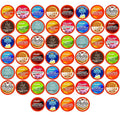 Coffee Pod Variety Packs Sampler Compatible with K Cup Brewers Including 2.0 (Flavored Decaf Variety 52 Count (Pack of 1))