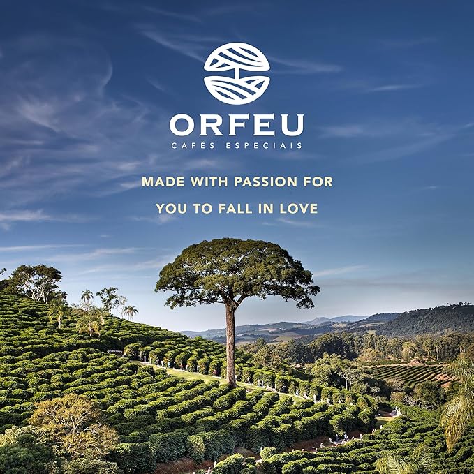 ORFEU - Special Coffee Classic Roasted and Ground - 100% Arabica Coffee Medium Roasted Floral Fruity &amp Caramel Aroma Balanced Acidity - 8.8oz