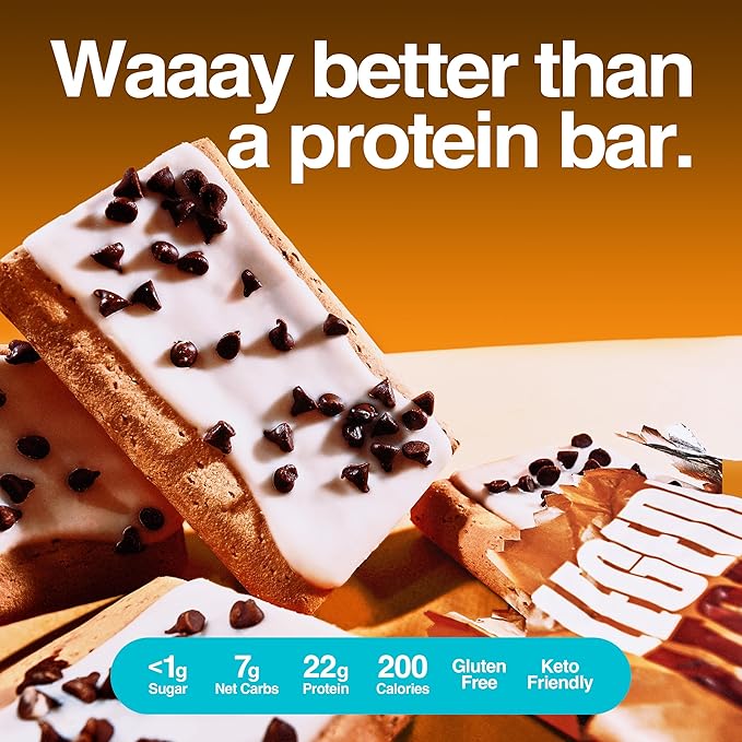 Legendary Foods 22g Protein Pastry 0g Added Sugar Low Carb Gluten Conscious Keto Snack Ideal for Glucose Management Includes Whey Protein Isolate 8 Pack Campfire S'mores