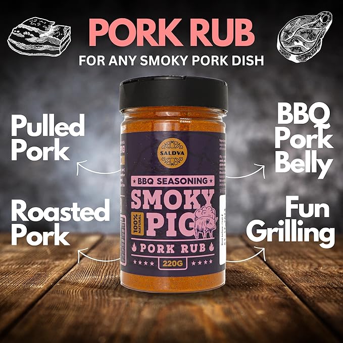 Classic Selection of 3 Premium BBQ Rubs - Angel's Wings + Smoky Pig + Ultimate Rub - 100% Natural Large Jars