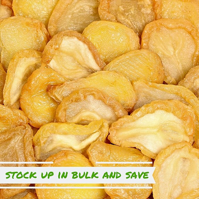 Dried Pears by It's Delish 2 Lbs Bulk Bag | Fancy California Pear Slices No Sugar Added | Healthy Dried Fruit Snack Food Naturally Sweet Moist and Chewy Dry Fruit Snacks | Vegan Kosher