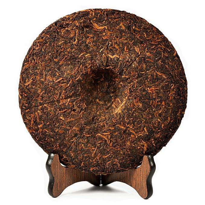 Cha Wu-[B] JinYaGongTing Ripe Pu erh Tea12.5ozYunNan Chinese Shu Pu'er Tea Cake