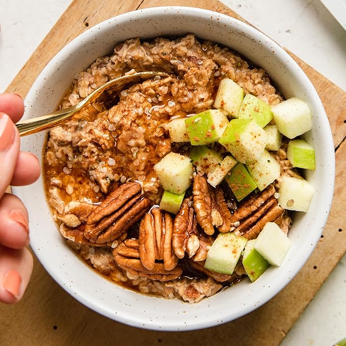Purely Elizabeth Organic Apple Cinnamon Superfood Oatmeal Cups Great for Overnight Oats Gluten-Free 2 Ounce (Pack of 12)