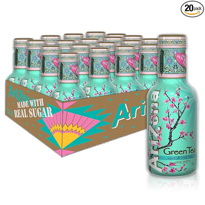 AriZona Green Tea 16.9 Fl Oz (Pack Of 20)