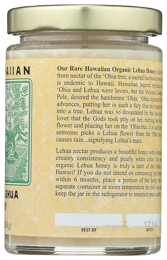 Rare Hawaiian Honey Lehua 8 Ounce