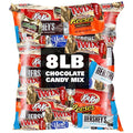 Chocolate Candy Variety Pack 8lb Bulk Chocolate Candy Pinata Candy Individually Wrapped Chocolate Fun Size Candy Bars