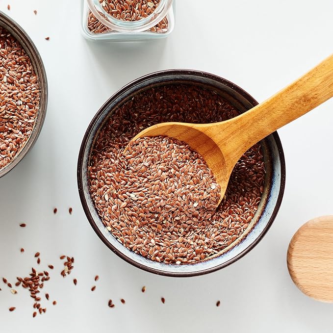 Yupik Organic Golden Flax Seeds 2.2 lb Non-GMO Vegan Gluten-Free (Pack of 2)