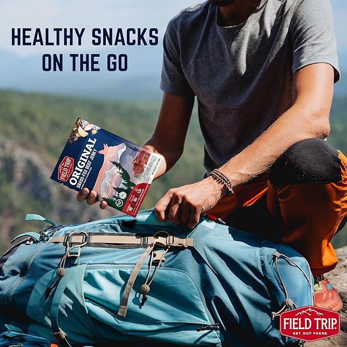 Field Trip Beef Jerky Original 1 Oz Bag 12 Bags/carton