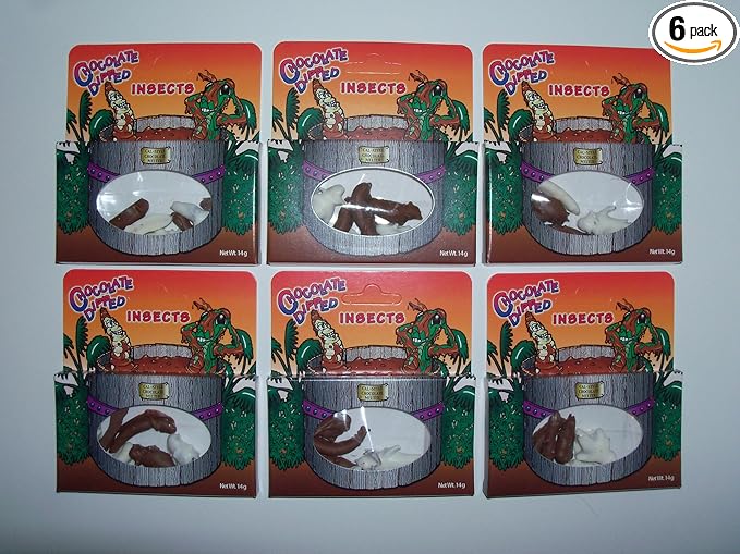 Chocolate Dipped Insects-6 packs
