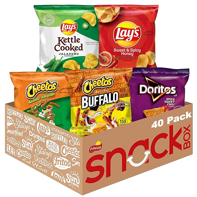 Frito-Lay Sweet &amp Spicy Chips Variety Pack (Pack of 40)