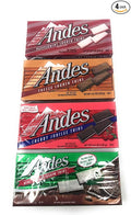 Andes Candies Chocolate Variety Pack of 4 Flavors: Peppermint Crunch Toffee Crunch Cherry Jubilee Mint Cookie Crunch (4.67 oz./28 Pieces Each)