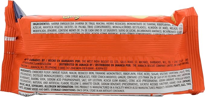 Wibisco Shirley Biscuits Ginger 3.7 (Pack of 24)