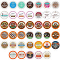 Perfect Samplers Single Serve Variety Pack Flavored Coffee Pods Hot Chocolate Tea &amp Cappuccino Pods - Variety Pack for Keurig K Cups Machines 40 Count