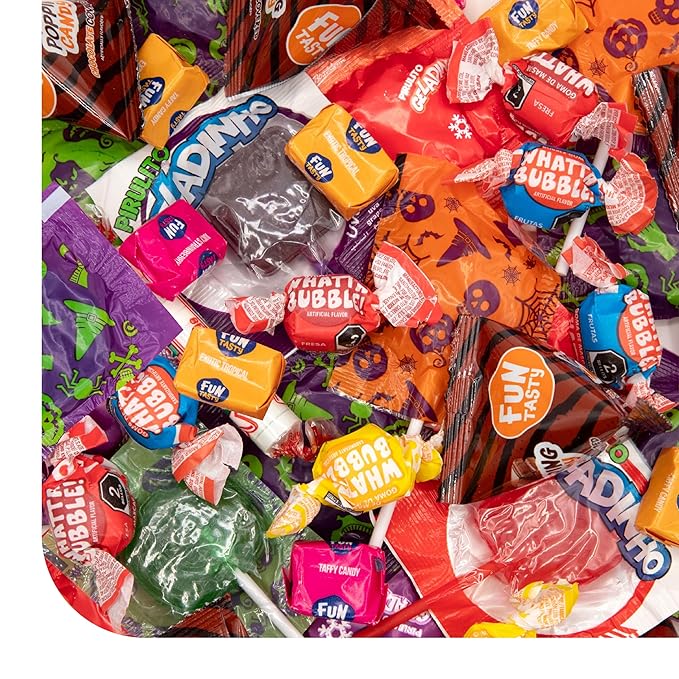 Party Candy Bulk 10-Pound Box - Party Mix - Popping Rocks Lollipops Taffies Gum - Assorted Candy Variety Pack - Candies for Goody Bags and Pinata Fillers