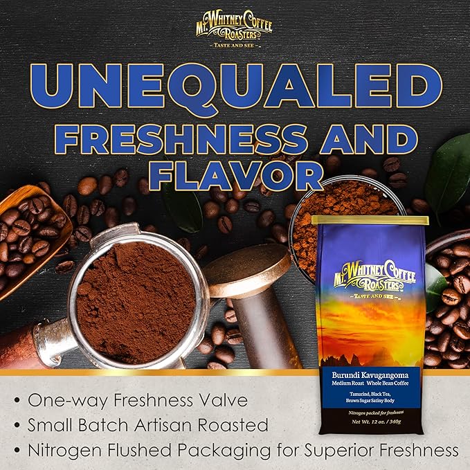 Mt. Whitney Burundi Kavugangoma Coffee (Whole Bean 12 Oz)