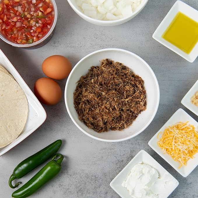 Carne Seca Doña Blanca 16 oz.- Carne Seca - Machacado - Machaca -Shredded Beef Jerky - Beef jerky chew - Kosher Sea Salt Low Sodium Gluten Free High Protein No Carbs Sugar free Keto