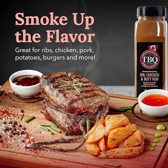 TBQ Rib Chicken &amp Butt Rub 800g - 28.2oz Global Plant Based Certified MSG Free No Fillers