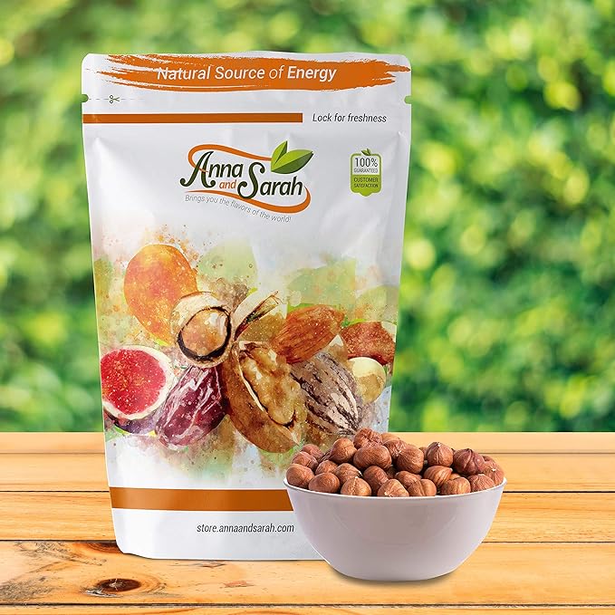 Anna and Sarah Raw Natural Oregon Hazelnuts in Resealable Bag 3 Lbs (1 Pack)
