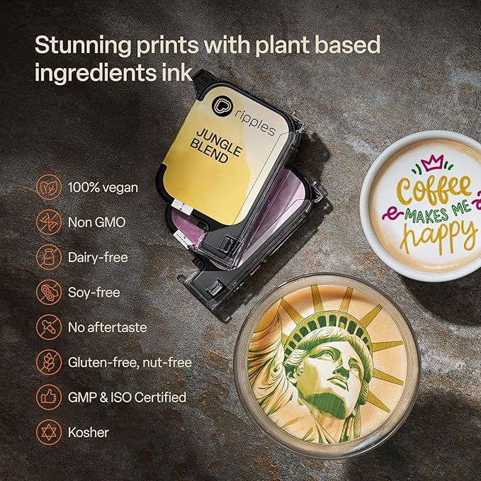 Ripples Pods - Natural Extracts for Ripple Maker Machine | Plant-Based No Artificial Colors No Preservatives (Jungle Blend Pod)