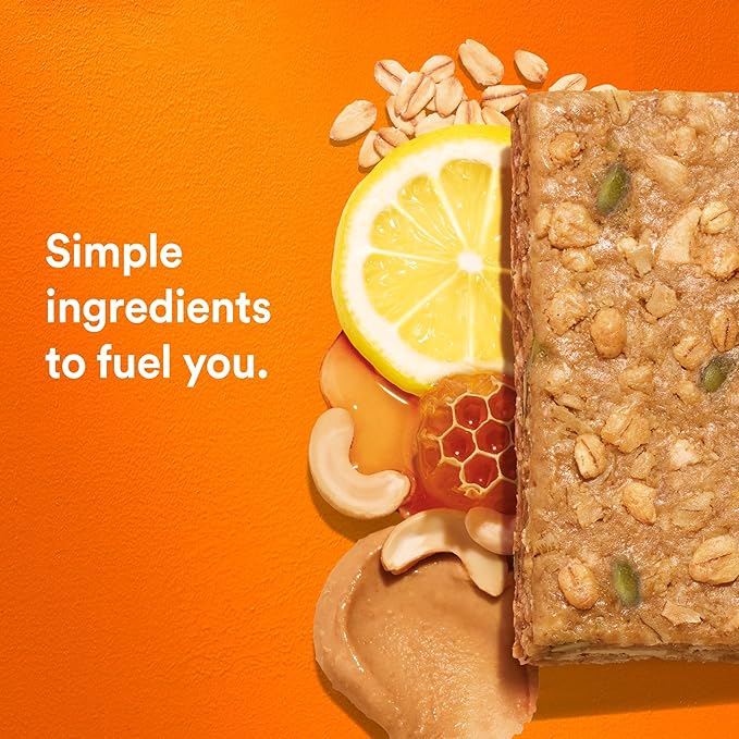 RXBAR Nut Butter and Oat Protein Bars Protein Snacks Snack Bars Lemon Honey Cashew Butter 23.2oz Box (12 Count)