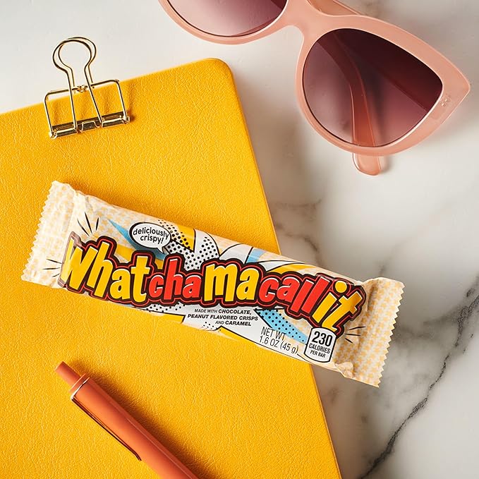 WHATCHAMACALLIT Chocolate Caramel Peanut Crisps Candy Bars 1.6 oz (36 Count)