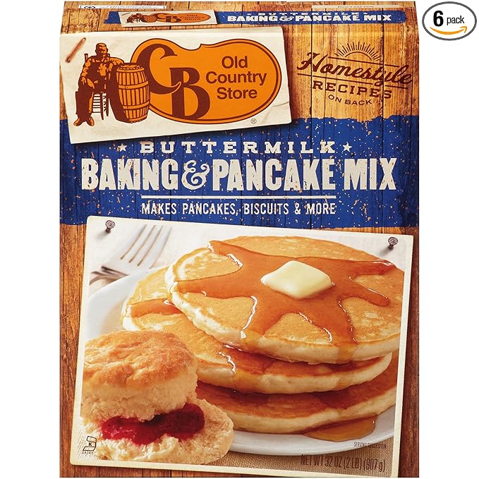 Cracker Barrel Old Country Store Buttermilk Baking and Pancake Mix 32 Ounce (Pack of 6)