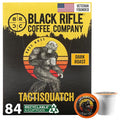 Black Rifle Coffee Company Dark Roast Coffee Pods – 100% Arabica Bold Smoky Single-Serve K-Cup Compatible – Veteran-Founded Premium Coffee – Tactisquatch – 84 Count