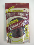 3 Packs Trader Joe's Whole Organic Sweetened Dried Cranberries