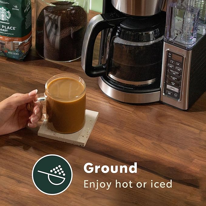 Starbucks Ground Coffee Medium Roast Hot or Iced Coffee Breakfast Blend Six 12 oz Bags