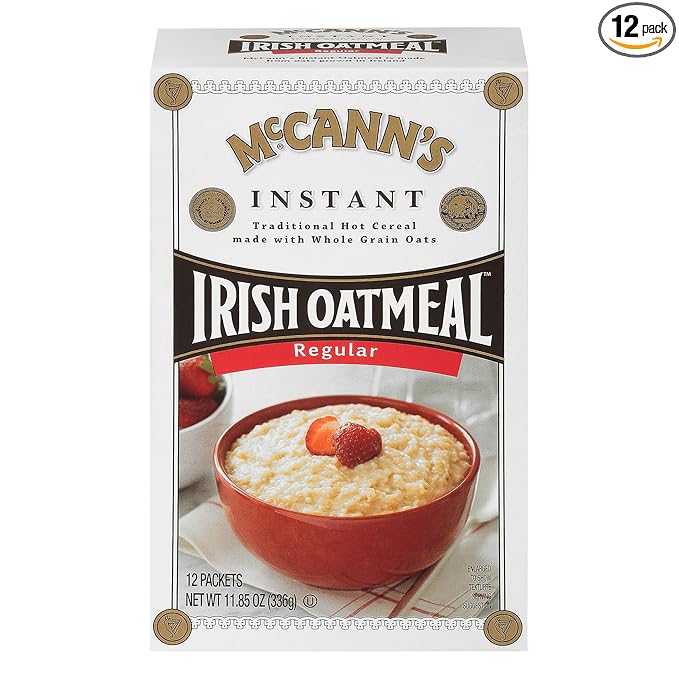 McCann's Instant Irish Oatmeal 11.85 oz (Pack of 12)