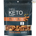 :ratio Keto Friendly Toasted Almond Granola 8 oz (Pack of 5)