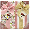 Delafaille Belgian Chocolates Assorted Pralines Gift Box Set Premium Milk Dark &amp White Chocolate Truffles 2 Pack 14.1 oz (400g)