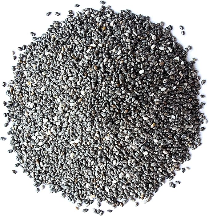 Food to Live Organic Black Chia Seeds 20 Pounds - Non-GMO Whole Sproutable Vegan Keto Sirtfood Bulk. Rich in Essential Fatty Acids Fiber Protein. Great for Chia Pudding Smoothie Oatmeal