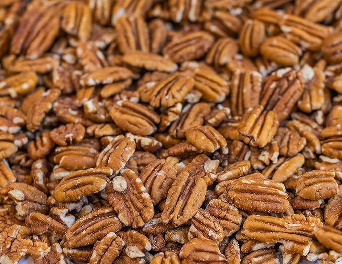The Pecan Pantry Bulk Pecan Halves - 10 LB Box - U.S.A. Grown - 100% Natural Shelled Fancy Raw Pecan Halves - Quality for Chefs Restaurants and Large-Scale Baking
