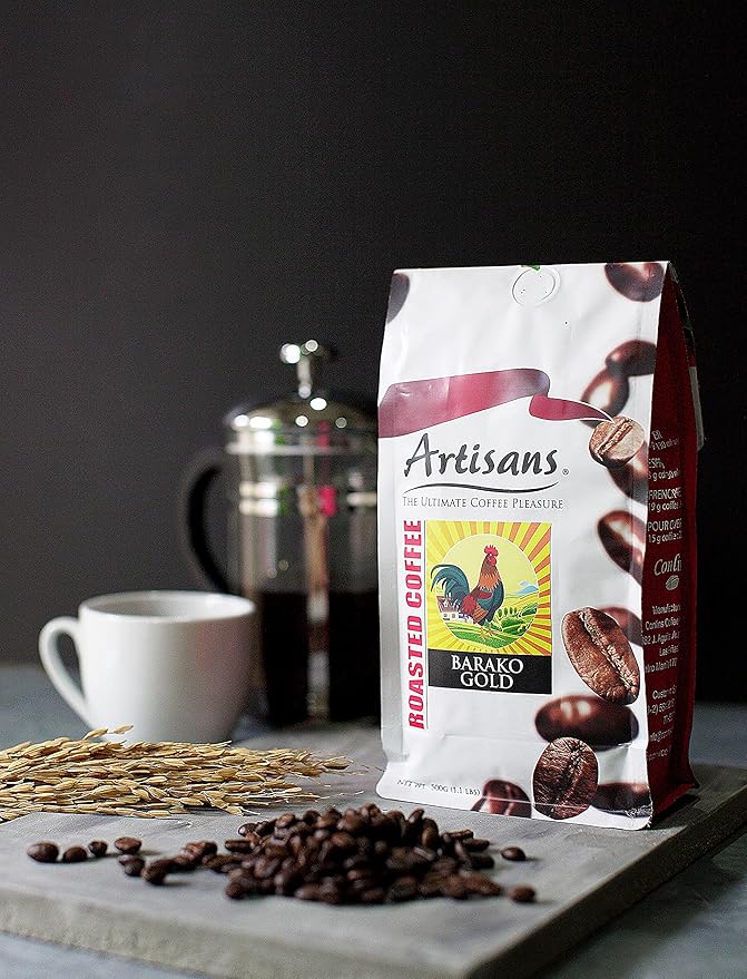 Artisans Philippine Coffee Barako Gold Medium Roast Beans 100% Liberica 1.1 Pounds Bag