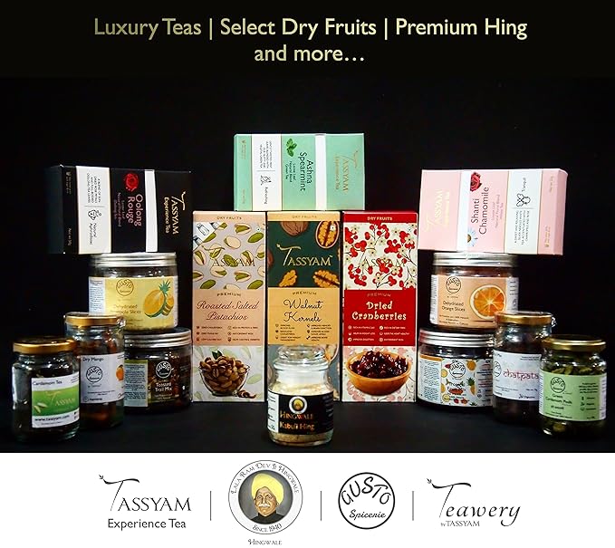 Tassyam Golden Raisins Healthy Juicy Hand-Sorted Jumbo Indian Kishmish Jar 700g