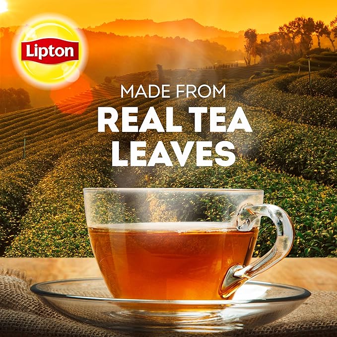 Lipton Black Decaffeinated Hot Tea 72 count tea bags per box 6 boxes per case