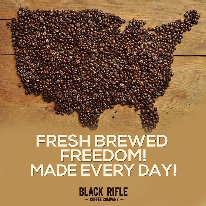 Black Rifle Coffee Company Just Black 48 Count Instant Coffee Sticks - Roasted Blend Made from Arabica Beans - Colombian &amp Brazilian Beans - Veteran Founded &amp American Made
