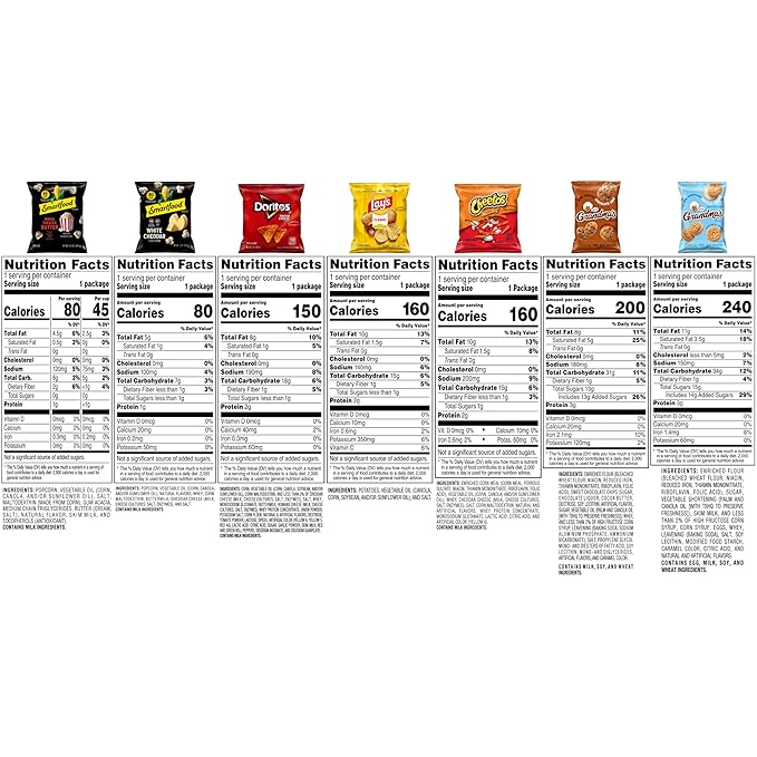 Frito-Lay Ultimate Snacktime Mix with Grandma's and Classic Snacks 0.6 ounces  (Pack of 40) (Packaging May Vary)