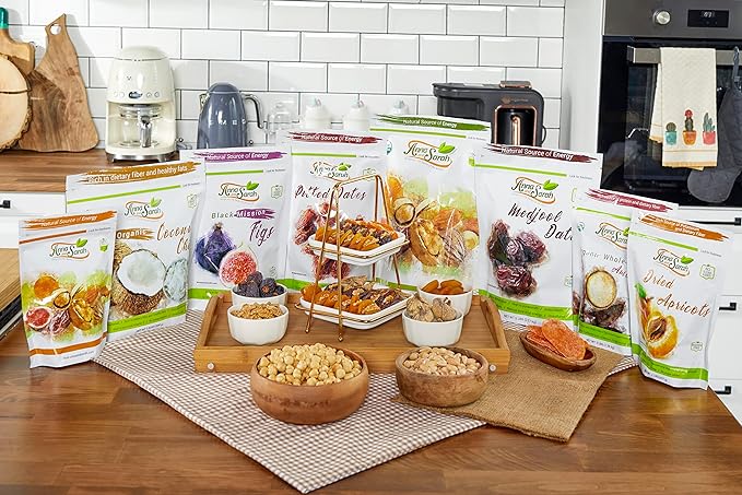 Anna and Sarah Pitted California Deglet Noor Dates in Resealable Bag 2 lbs 1 Pack