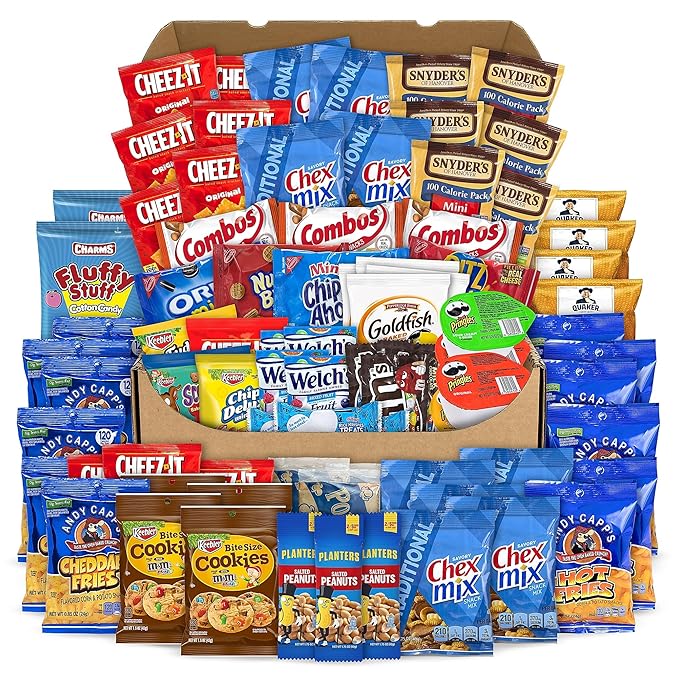 Big Party Snack Box 75 Assorted Snacks/Box