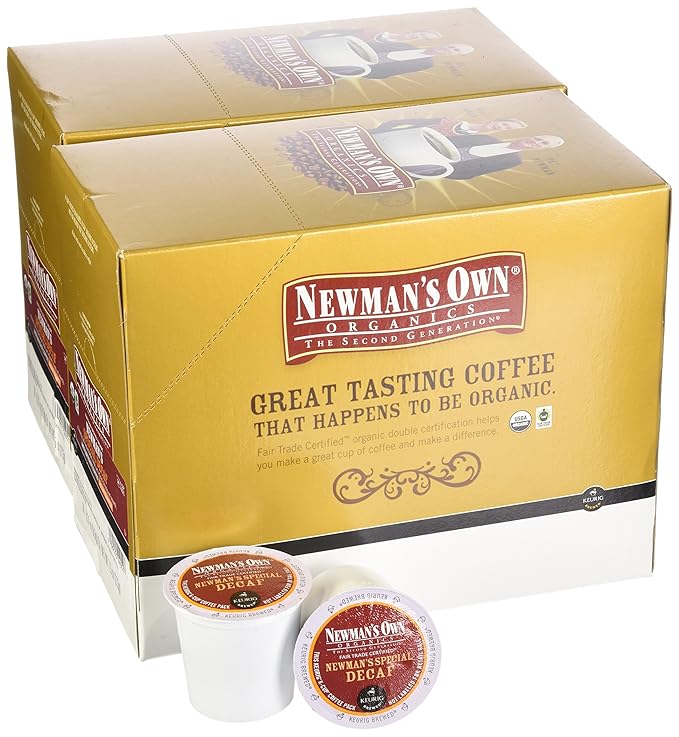 Newman's Own Organics SPECIAL BLEND DECAF 48 K-Cups for Keurig Brewers