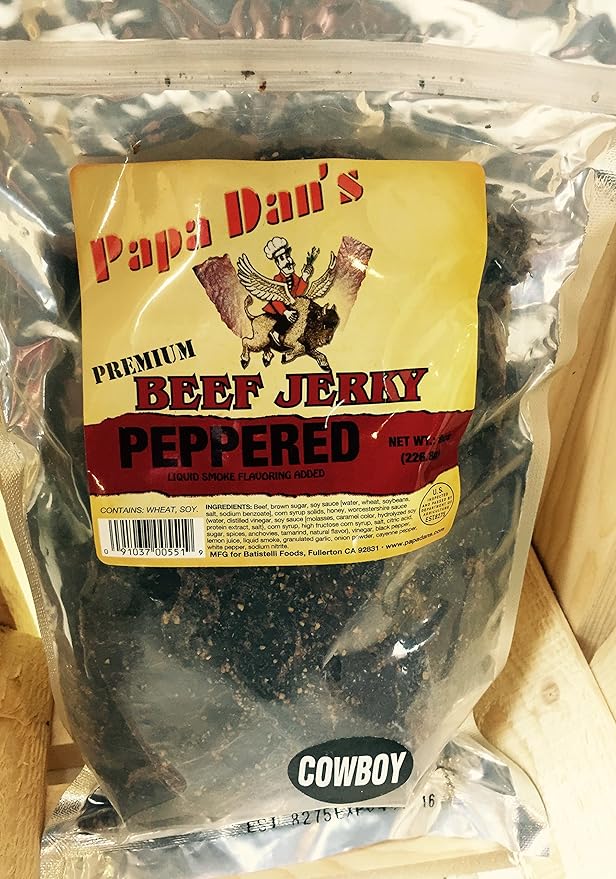 Cowboy Peppered Thin Top Sirloin Cut Steak Jerky