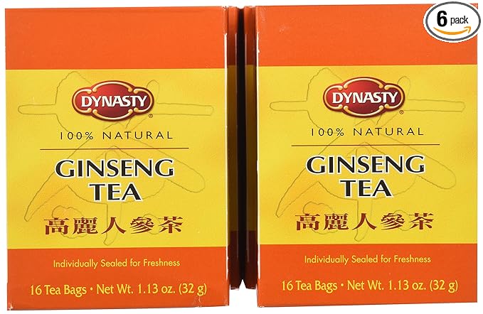 Dynasty Tea Ginseng 1.13-Ounce (Pack of 6)