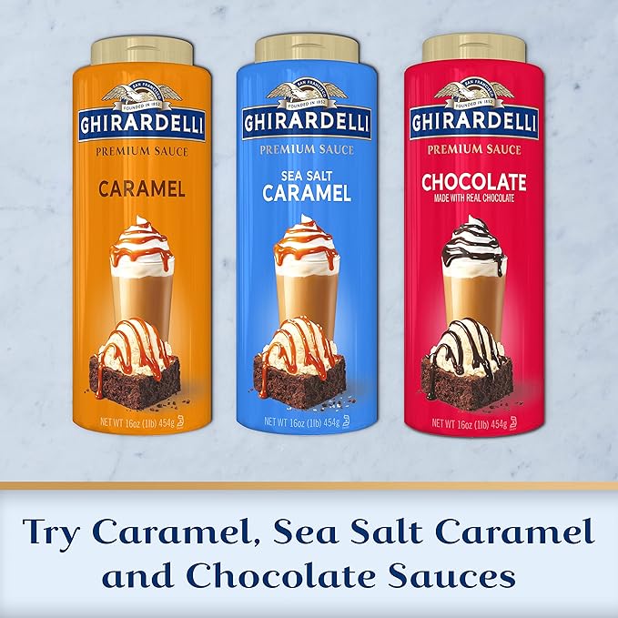 GHIRARDELLI Premium Chocolate Sauce - 16 oz. (454g) 6 bottles