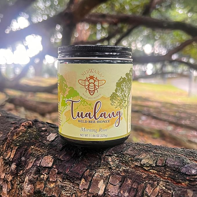 Morning Root by Nirwana – Wild Bee Tualang Honey Malaysian Rainforest Multifloral Honey 325 g Glass Jar