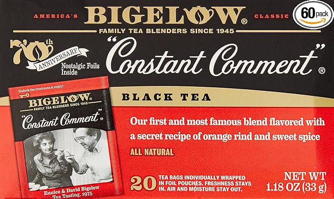 Bigelow Constant Comment Tea Original 20 bags (Pack of 6)