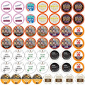 Perfect Samplers Dark Roast and Flavors Single Serve Coffee Pods for Keurig K Cup Machines Bold Lover's Select 50 Count
